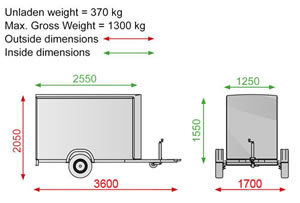 C255 Dimensions