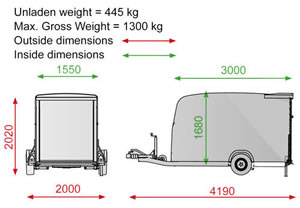 Debon Cargo-1300-dimensions