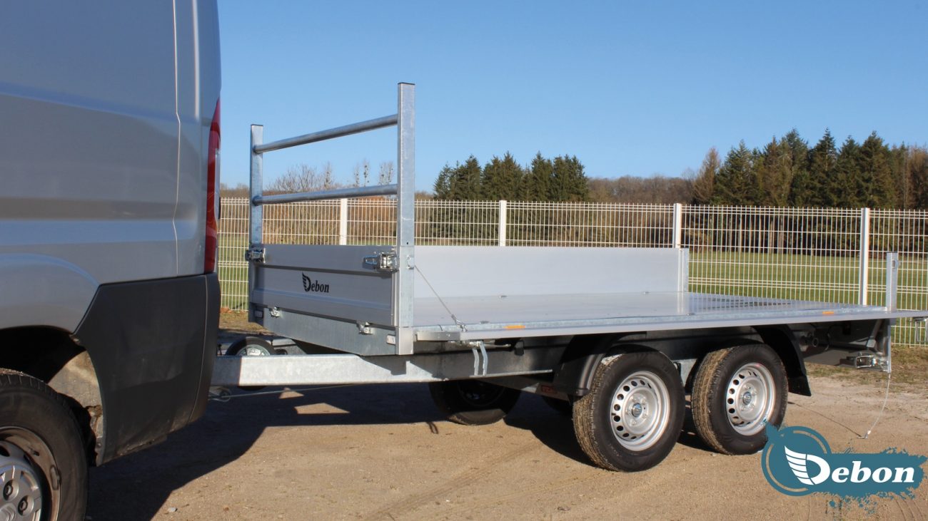 Debon PW1.2 tipping trailer