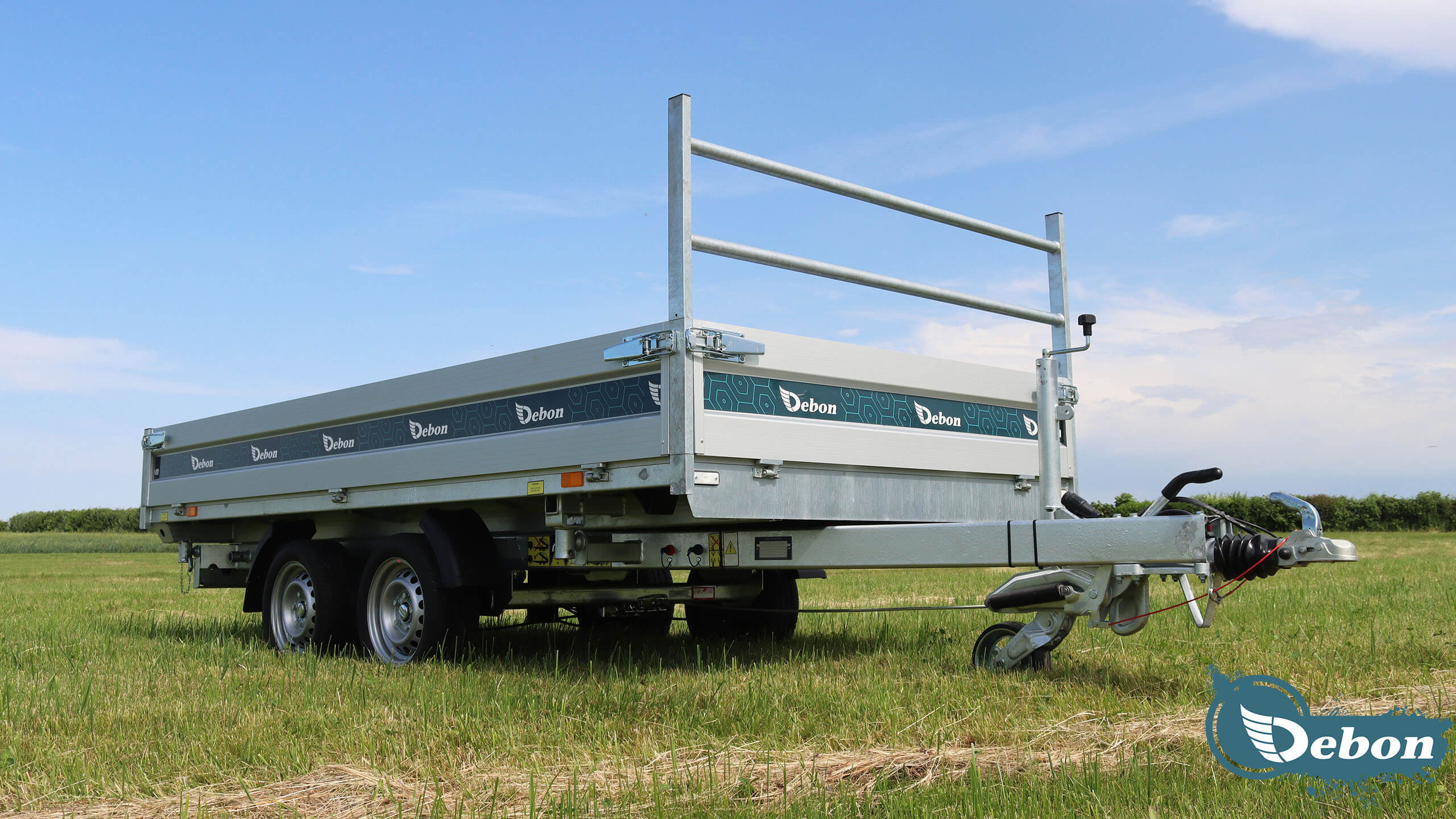 Debon tipping trailer PW3.6 right front
