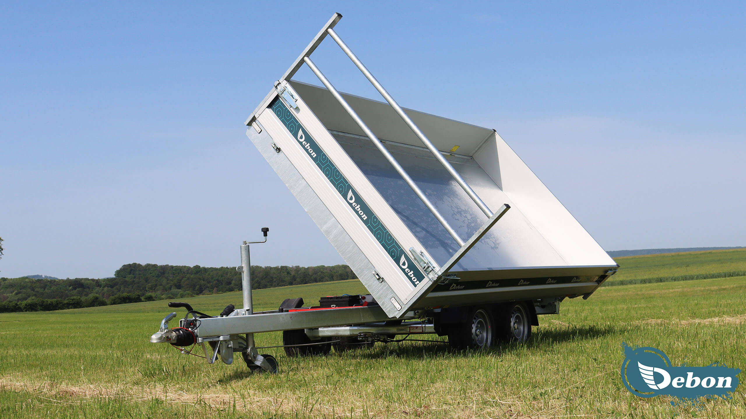 Debon tipping trailer PW3.6 side tip