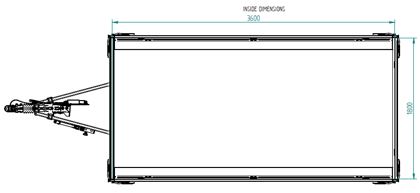 PW3.6 dimensions bed