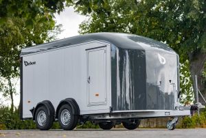 Debon Roadster C800 Box Trailer ;eft side from front